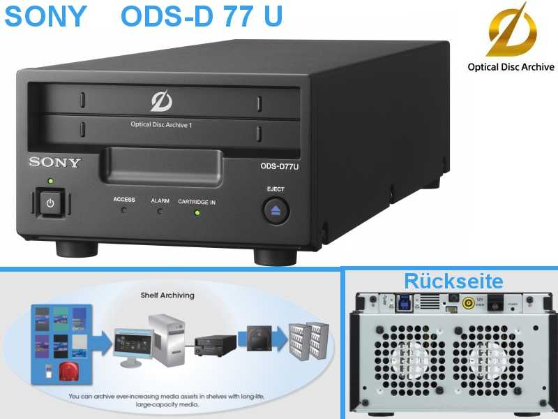 SONY ODS-D77U Optical Disc Deep Archive Datenspeicher