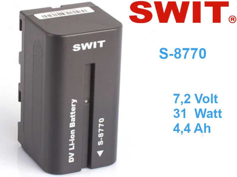 Swit S-8770 Li-ion 31,7 Wh Akku für SONY HVR-Z 1 DSR-PD 170