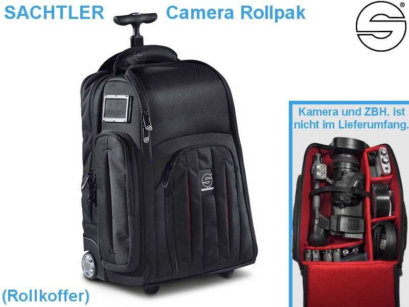 Sachtler SC302; Camera Rollpak HDV mittlere Kamera Tasche mit Rollen