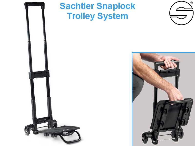 Sachtler SA1001, Snaplock Trolley System mit Teleskopgriff