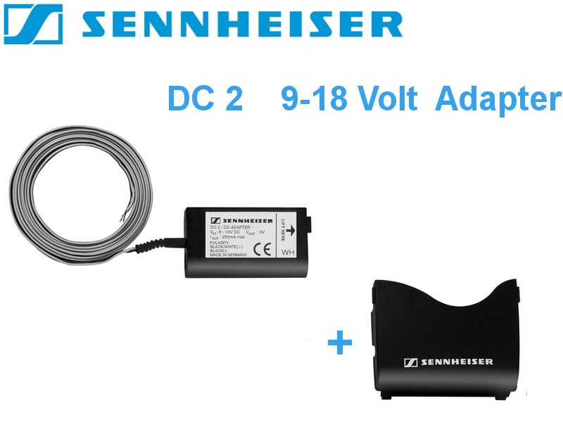 Sennheiser DC 2 Speiseadapter mit offenem Ende f. EK-100 bis2000