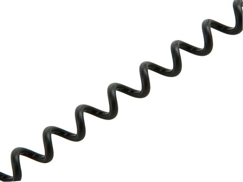 SDI Spiralkabel kurz ca.25-40cm mit 90 Grad Winkelstecker bis 3G