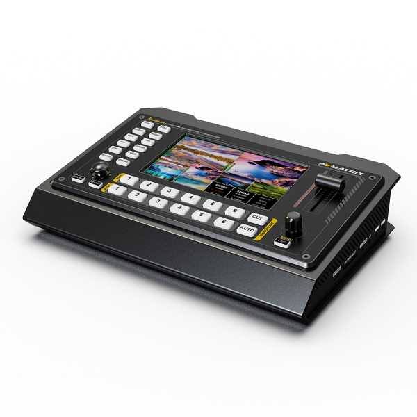 AVMatrix Shark S6, 6-Kanal SDI/HDMI Video Switcher mit 5" HD-LCD Display
