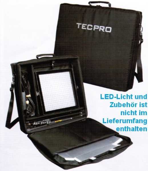 Tecpro SOFTTASCHE TPSC1 schwarz passend für 1 LED-Licht plus Zubehör