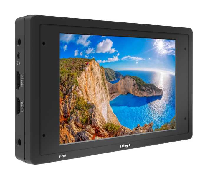 TVLogic F-7HS  7" High Brightness 1920x1080 Full HD Monitor, 3G SDI/HDMI