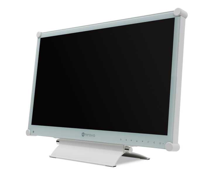 AG Neovo X-2402 White, 24" (61cm) LCD Monitor, 24/7, 1920x1080, HDMI, DVI-D, VGA, DisplayPort, Audio, weiß