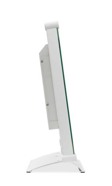 AG Neovo X-2402 White, 24" (61cm) LCD Monitor, 24/7, 1920x1080, HDMI, DVI-D, VGA, DisplayPort, Audio, weiß