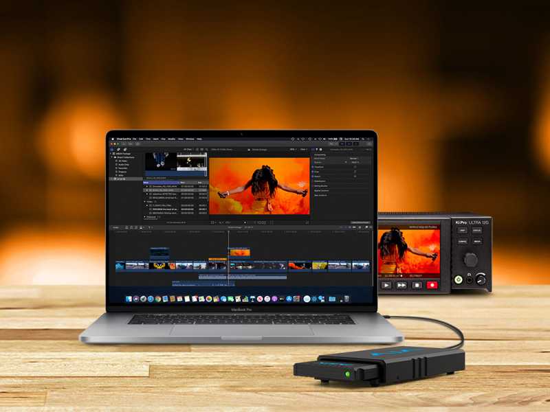 AJA Pak Dock Pro, Externes Dock zur Verwendung von AJA PAK-Medien