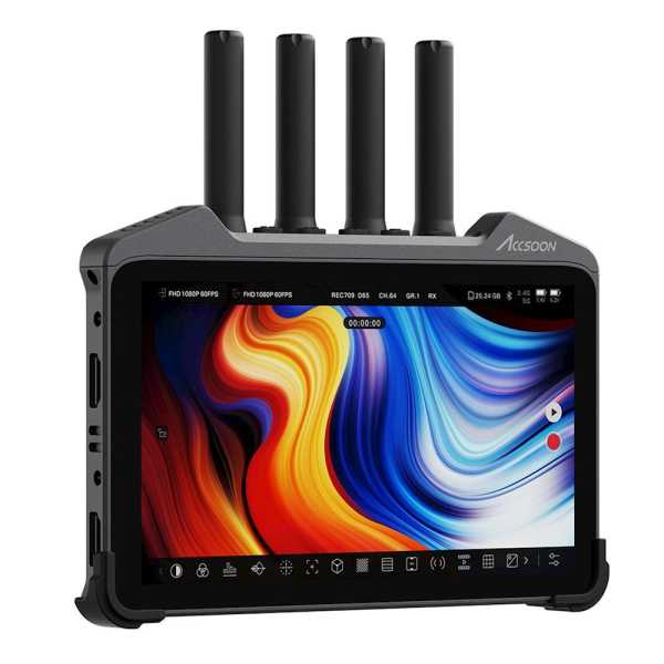 Accsoon CineView M7 Pro, FullHD Videofunkstrecke mit 7" Touchscreen Monitor