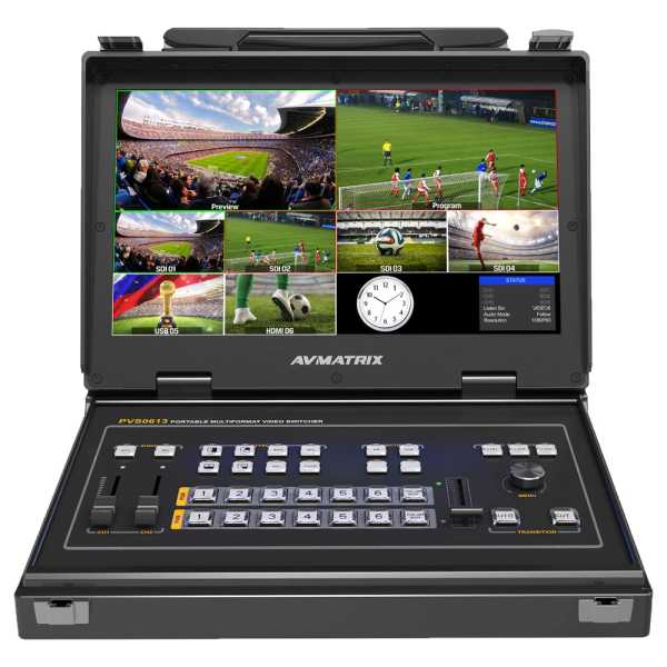 AVMatrix PVS0613U, 6 Kanal SDI / HDMI Multiformat All in One Videomischer
