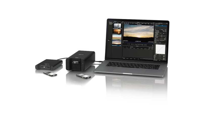 Sony AXS-AR3 bietet eine maximale Lesegeschwindigkeit für AXS-Speicher von bis zu 9,6 Gbit/s (1200 MB/s) über Thunderbolt 3