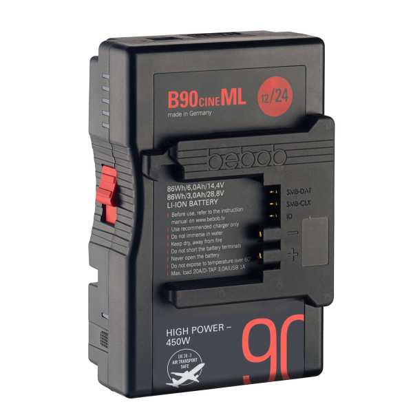 B90cineML,  B-Mount Hotswap Li-Ion High Load Akku 14,4V/28,8V // 86Wh