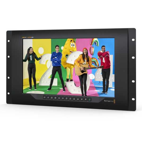 Blackmagic SmartView 4K G3, UltraHD 15,6" 4K Monitor mit 2110-IP- und 12G‑SDI-Anschlüssen