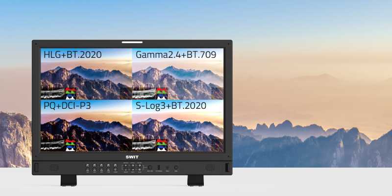 Swit BM-U245, 23.8" 8K 4x12GSDI UHD HDR Zero-Delay Monitor