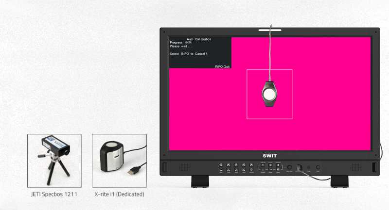 Swit BM-U245, 23.8" 8K 4x12GSDI UHD HDR Zero-Delay Monitor