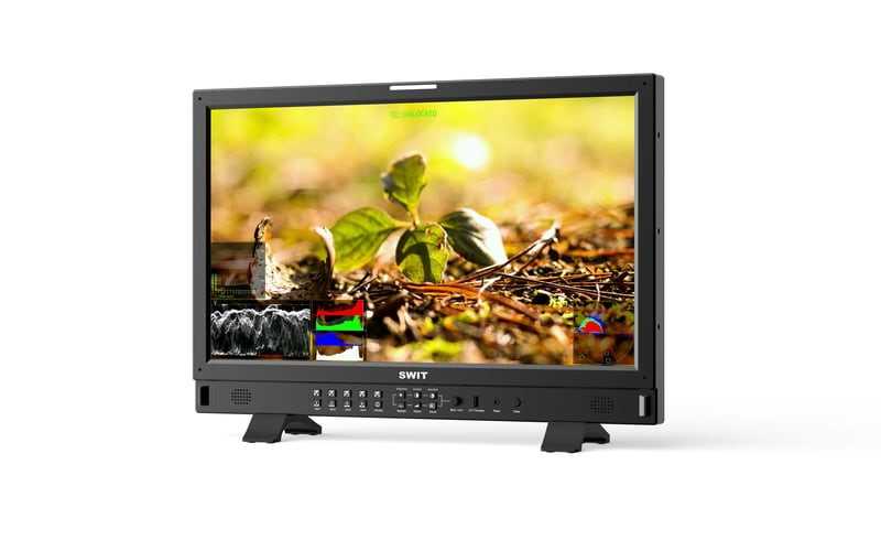 Swit BM-U245HDR, 23.8" 8K High-Bright 4x12GSDI HDR Zero-Delay Reference UHD Monitor with Auto-Calibration