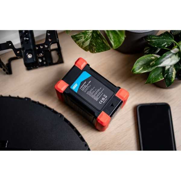 Newell BP-310F, V-Mount Akku 310 Wh / 14,4 Volt / 21 Ah, USB-Ausgang: 5 V, 3 A
