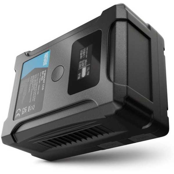 Newell BP-95LCD, V-Mount Li-Ion Akku 99 Wh/14,4 Volt / 7,0 Ah, USB-Ausgang: 5 V, 3 A, LCD Anzeige