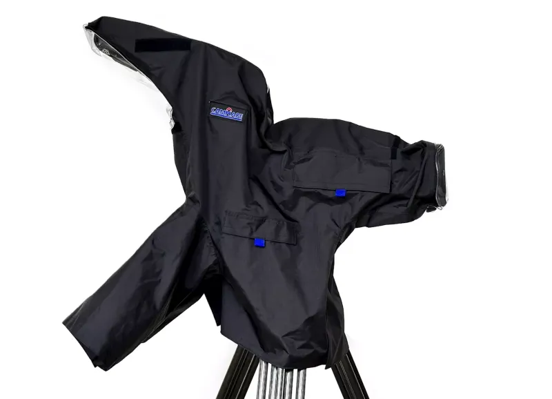 camRade rainCover OB/EFP Small, Regenschutz für Broadcast-Kameras mit 5" - 7" Monitor / Sucher