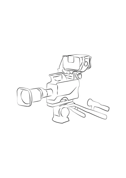 camRade rainCover OB/EFP Small, Regenschutz für Broadcast-Kameras mit 5" - 7" Monitor / Sucher