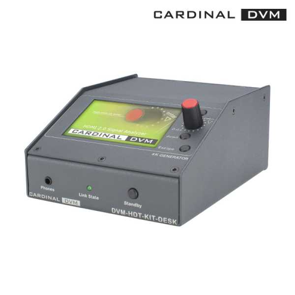 CARDINAL DVM-HDT-KIT-DESK, Engineers Toolkit 4K, HDMI ® 2.0 (mobile Version inkl. Akkupack)