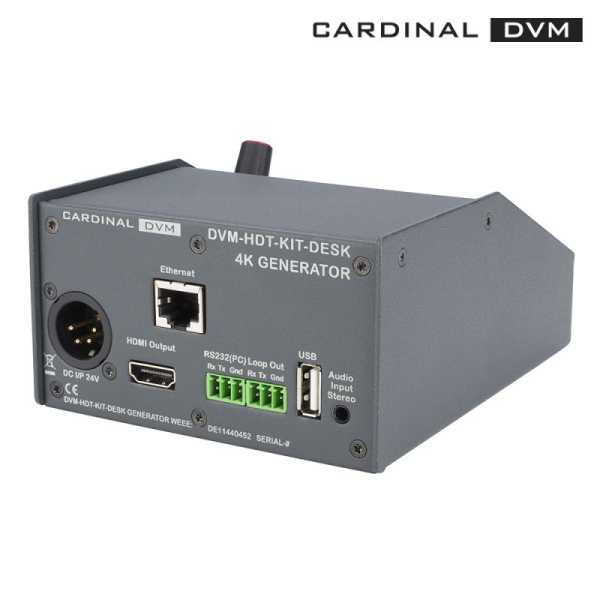 CARDINAL DVM-HDT-KIT-DESK, Engineers Toolkit 4K, HDMI ® 2.0 (mobile Version inkl. Akkupack)