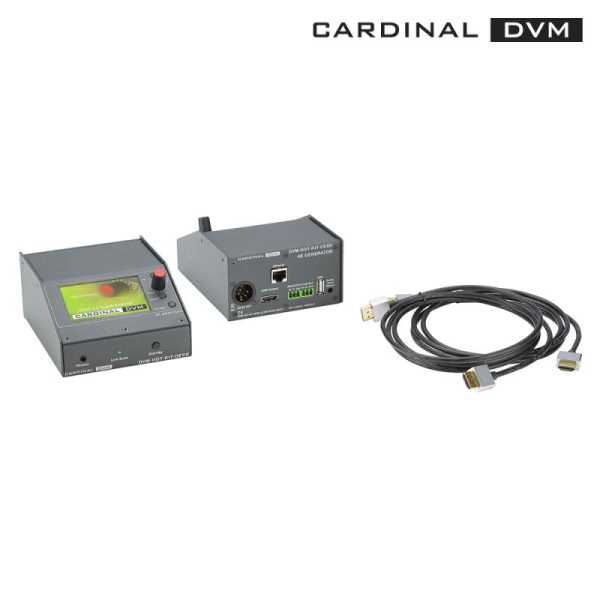 CARDINAL DVM-HDT-KIT-DESK, Engineers Toolkit 4K, HDMI ® 2.0 (mobile Version inkl. Akkupack)