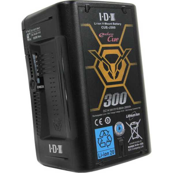 IDX CUE-J300 V-Mount Akku mit 289Wh Kapazität