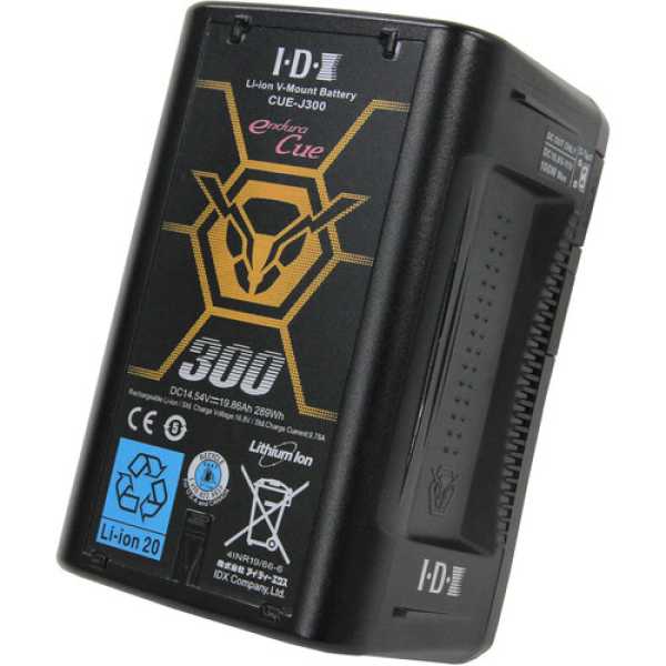 IDX CUE-J300 V-Mount Akku mit 289Wh Kapazität