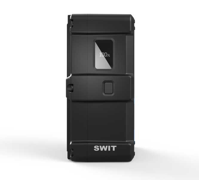 Swit CIMO-D290S, 290Wh Bi-Voltage OLED info Cine V-mount Battery