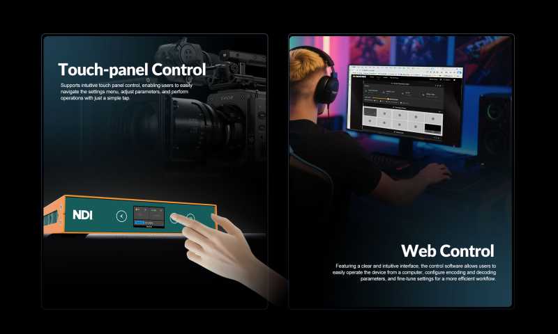 AVMATRIX DE21-4K PRO, Bidirektionale Umwandlung zwischen 4K-HDMI und NDI