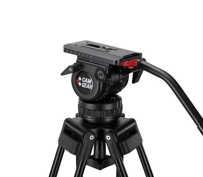 Camgear DV6P AL GS, Alu Tripod System bis zu 10 kg, Ground Spreader & Tripod Bag