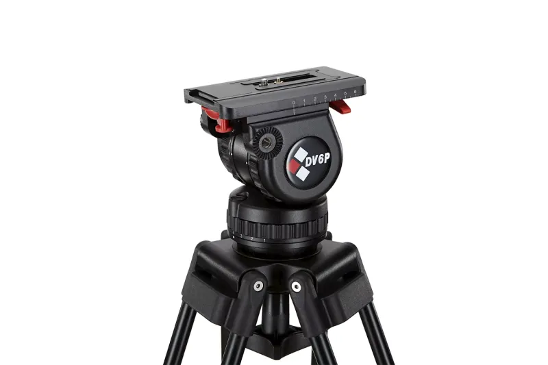 Camgear DV6P AL GS, Alu Tripod System bis zu 10 kg, Ground Spreader & Tripod Bag