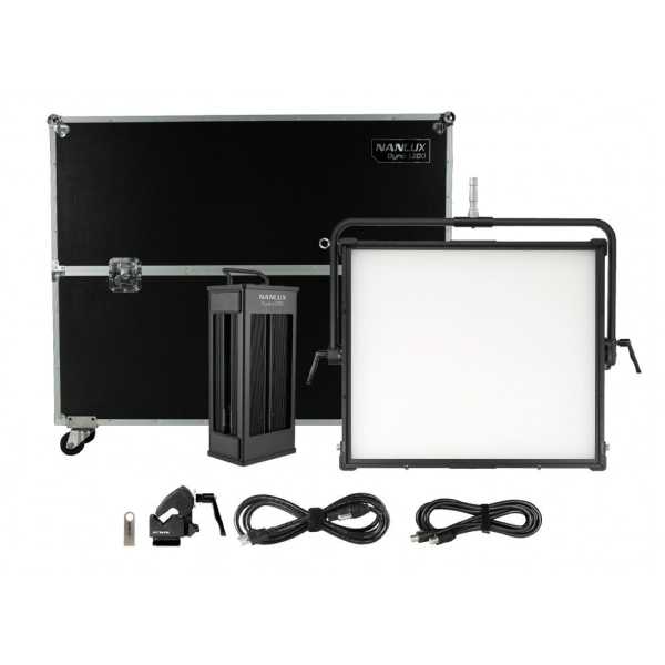 NANLUX Dyno 1200C 1KIT-FT mit Flightcase, Flächenleuchte RGBWW LED, 2.700 K - 20.000 K, 5.596 Lux @ 3m (5.600 K)