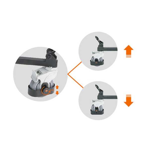 E-Image EI-7004B Dolly, Traglast bis zu 60kg, einstellbarer Kabelschutz