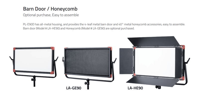 Swit PL-E90D 3KIT, Natural-Born-Soft TLCI-99 90W LED Panel Light, ultra slim, SWIT patent, V-Mount, DMX