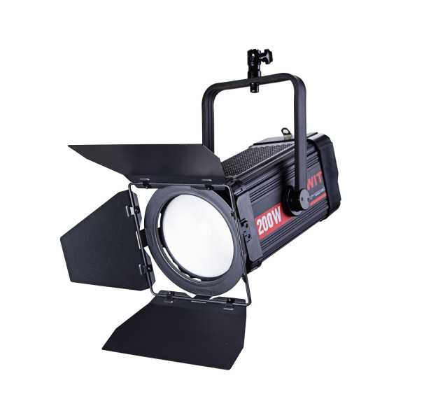Swit FL-C200D, 200W Bi-Color Studio 65.000 Lux TLCI99 Silent LED Fresnel Spot Light, Free Design for Lighting Studios
