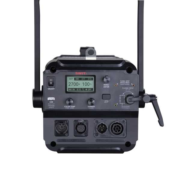 Swit FL-C200D, 200W Bi-Color Studio 65.000 Lux TLCI99 Silent LED Fresnel Spot Light, Free Design for Lighting Studios