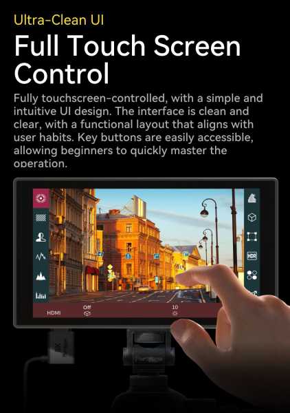 Portkeys HD7T, 7" 1.000nits Monitor mit HDMI In mit NP-F Akku-Mount