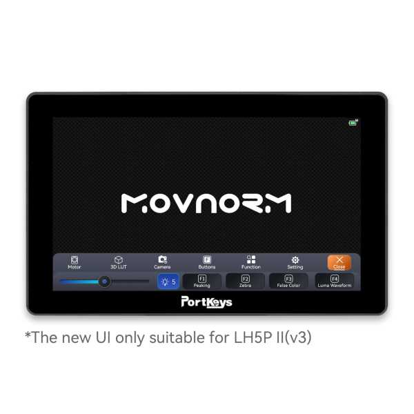 Portkeys LH5P ll, 5" Full-HD LED Touchscreen-Videomonitor , 2000 nits, 1920 x 1080