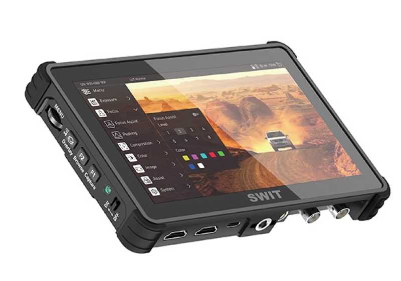 Swit K7, 7" 2800 nits Kamera FHD Monitor 3G-HD/SDI und HDMI, Multi Touch Screen