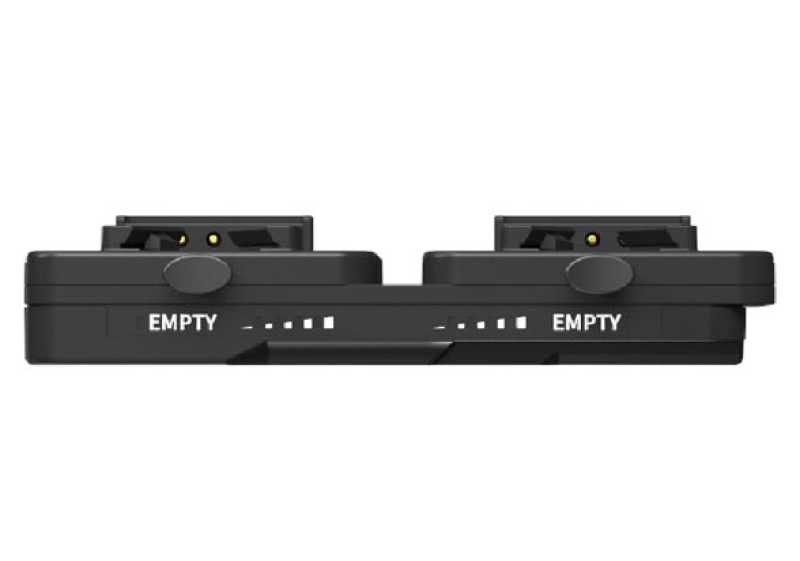 Swit KA-M20C, FlyDuo - Dual Pocket V-mounts Hot-Swap Adaptor with USB-C out, compatible with Mino V-mount batteries