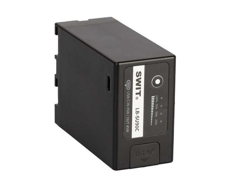 Swit LB-SU90C, mit D-Tap und USB-C-Anschluss, kompatibel mit Sony BP-U Serie