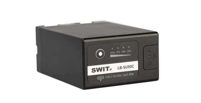 Swit LB-SU90C, mit D-Tap und USB-C-Anschluss, kompatibel mit Sony BP-U Serie