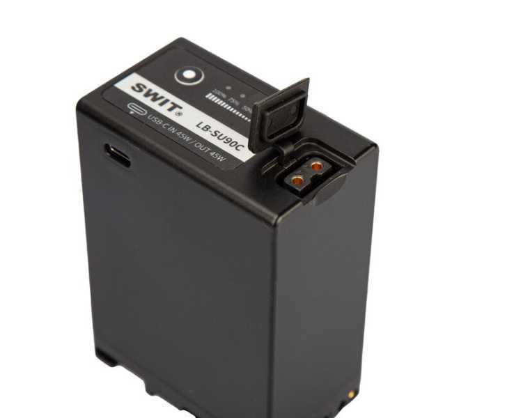 Swit LB-SU90C, mit D-Tap und USB-C-Anschluss, kompatibel mit Sony BP-U Serie