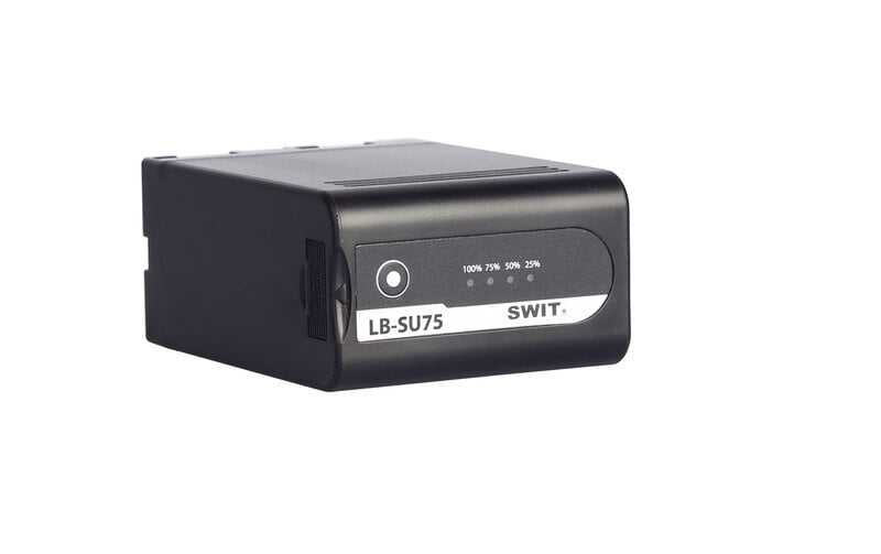 Swit LB-SU75*2+S-3602U KIT, Set aus 2x BP-U Akku und 1x 2-Kanal-Simultan Netz-/Ladegerät