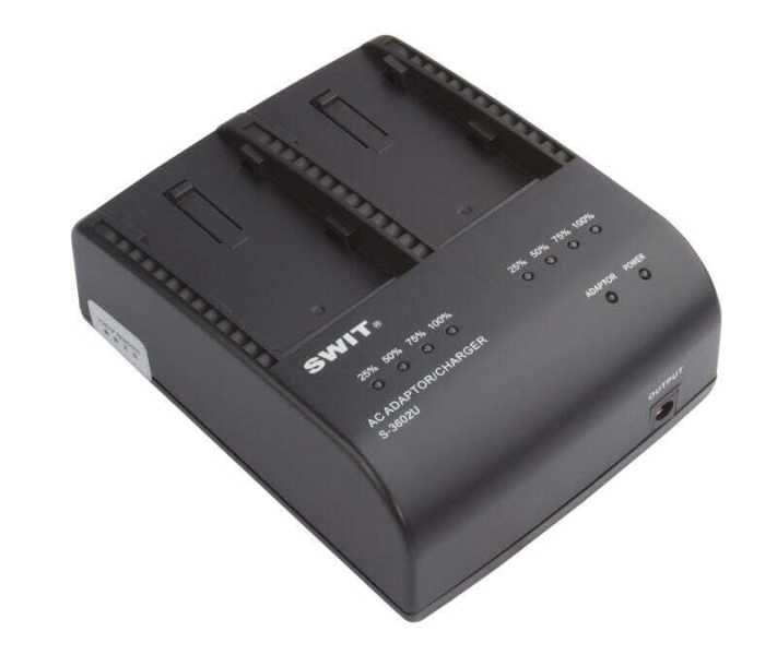 Swit LB-SU90C*2+S-3602U KIT, 2* 90Wh USB-C BP-U DV batteries + 1*S-3602U Dual Channel Charger