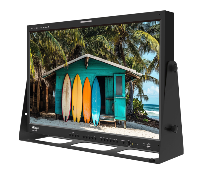 TVLogic LVM-242S, 24" 1920x1200 (true 10bit) QC-Grade Super-IPS LCD Monitor, 2X 3G/HD/SD-SDI inputs and outputs