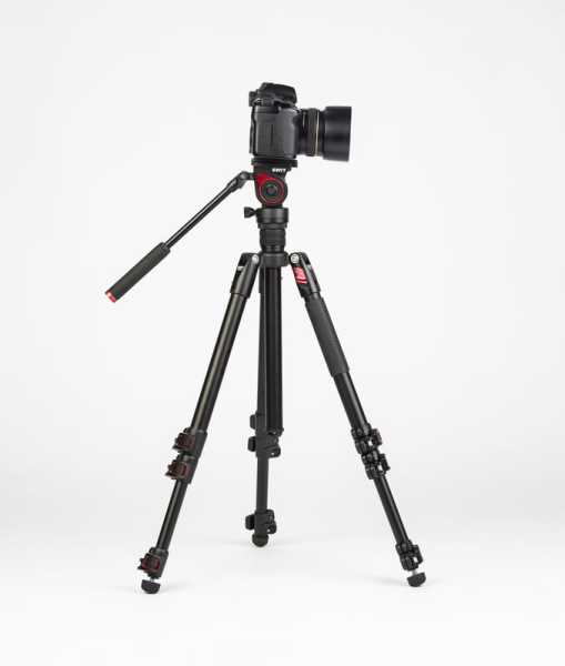 Swit MUF50 Aluminum Camera Tripod KIT, with SWIT TH50 Fluid Video Head, 5kg Payload, Soft Bag