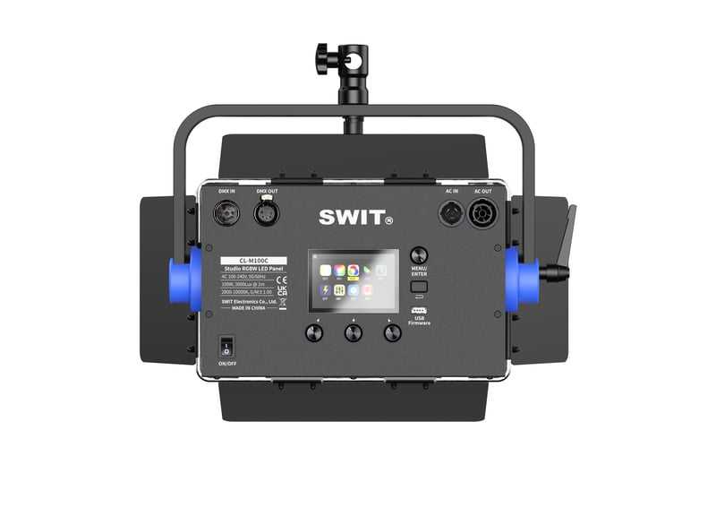 Swit CL-M100C, 100W Mini size bright RGBW Panel Light, also ideal for hoisting or studio, especially small space